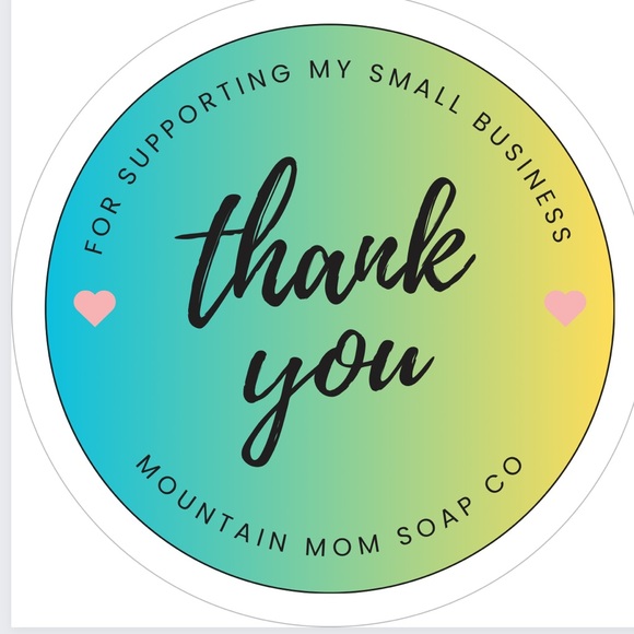 BLUEBERRY PIE Vegan Glycerin Bar Soap / Mountain Mom Soap Co/ 4.5 oz / Blue - Picture 5 of 5